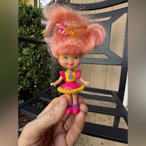 Lil Secrets Mini Baby Doll Figure Collectible Sparkle Hair Vintage Mattel 1993